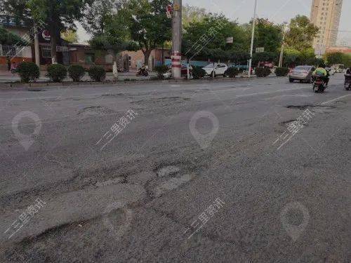 朝陽黃河路路面即將開始維修